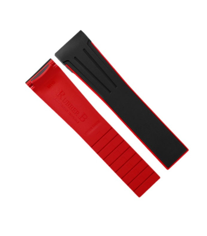 Rubber B strap M110 Black/Red