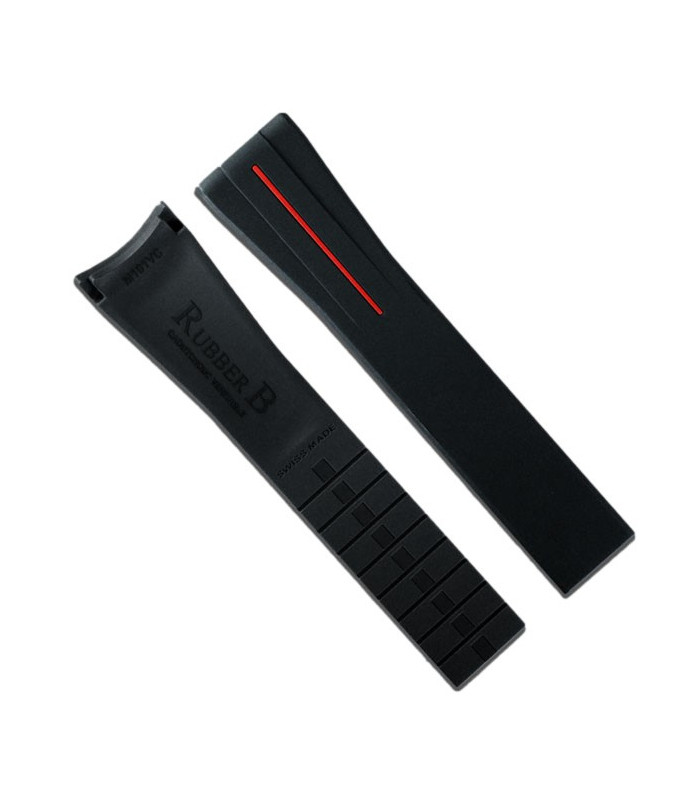 Rubber B strap M101 Black/Red