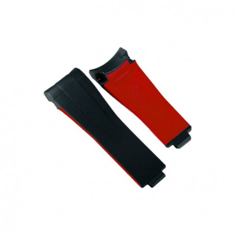 Rubber B strap M112 Black/Red