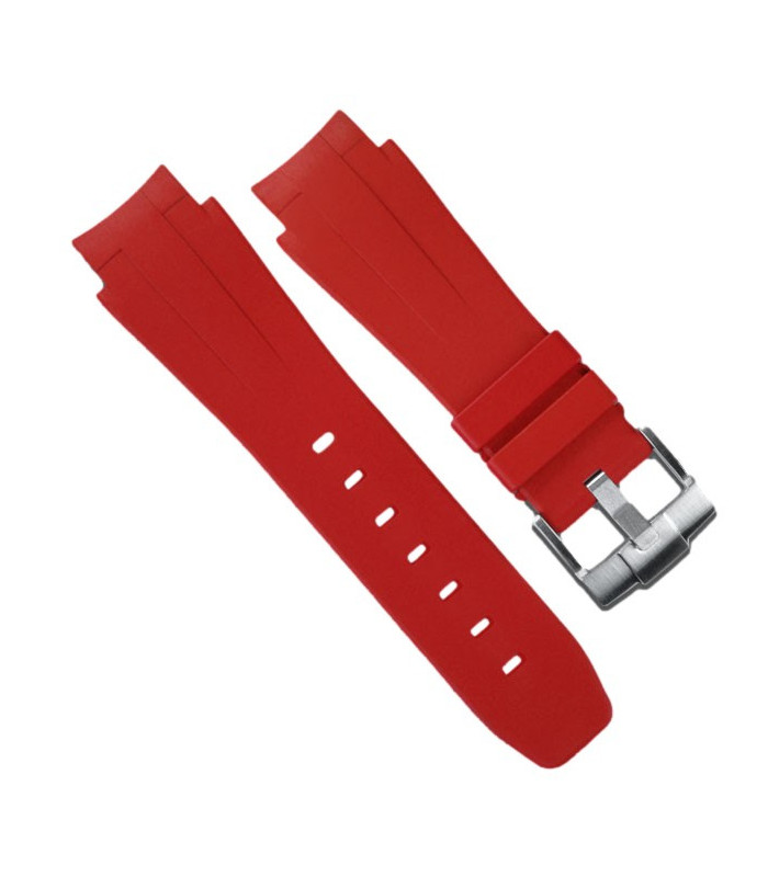 Rubber B strap M107 Red with buckle