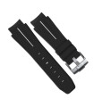 Bracelet RubberB M107 Noir/Blanc