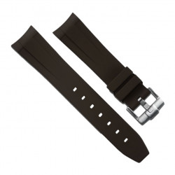 Rubber B strap M141 Brown with buckle 