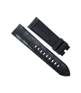 Bracelet Rubber B Alligator SwimSkin PS22 - Noir