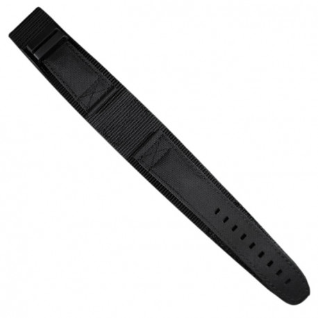 Rubber B Tang Buckle Rubber Cuff Series - Black