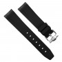 Rubber B strap T801 Black with buckle 