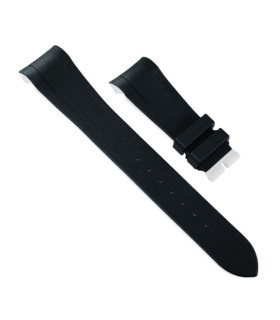 RubberB strap T800 for Tudor Black/White