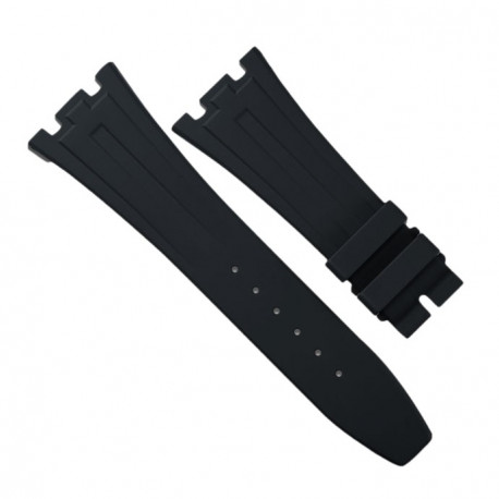 Rubber B strap APC41 Black for Audemars Piguet On Strap 41mm