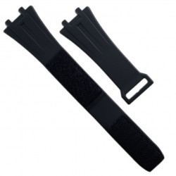 Bracelet RubberB APV41 pour Audemars Piguet Royal Oak 41mm - Velcro Series Noir