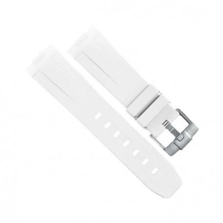 RubberB Strap White for Luminor 44 mm 1950 Type I