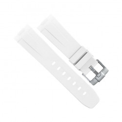 RubberB Strap White for Luminor 44 mm 1950 Type II
