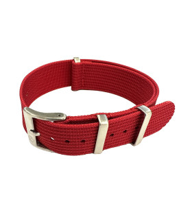 Bracelet NATO nervuré KronoKeeper - Rouge