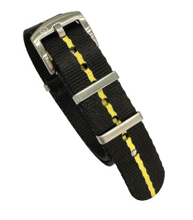 Seat Belt Nato - Noir/Jaune