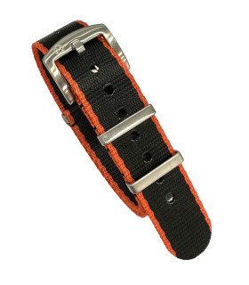 Seat Belt Nato - Black/Orange