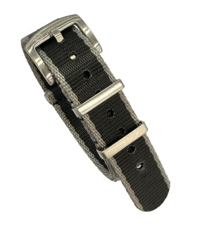 Seat Belt Nato - Gris/Noir