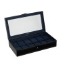 Le Tanneur - Watchbox for 12 watches in leather with glass