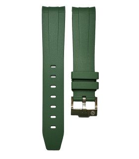 Rubber strap for Omega MoonSwatch - Green