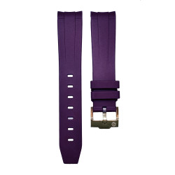 Rubber strap for Omega MoonSwatch - Purple