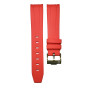 Rubber strap for Omega MoonSwatch - Red