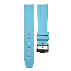 Rubber strap for Omega MoonSwatch - Sky Blue
