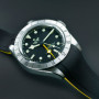 RubberB strap T807 for Tudor Military Green/Miltary Yellow