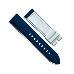 Bracelet Rubber B Ballistic SwimSkin PS22 - Bleu navy / Blanc