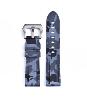 KronoKeeper Camouflage Rubber strap - Grey