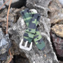KronoKeeper Camouflage Rubber strap - Green