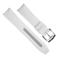RubberB strap DM106 White with buckle