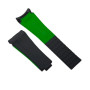 Rubber B Strap for Rolex Air-King 126900 - M215 Black/Green