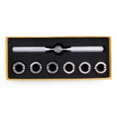 Professional key for opening Rolex and Tudor watches with 7 Milled chucks.