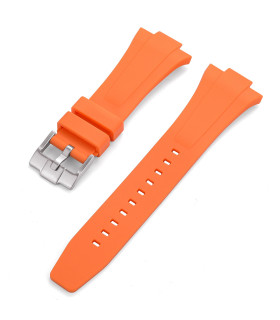 Rubber strap for Tissot PRX - Orange