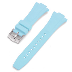 Rubber strap for Tissot PRX - Tiffany Blue