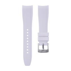 KronoKeeper intégré Bracelet en caoutchouc - Blanc