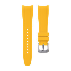 KronoKeeper intégré Bracelet en caoutchouc - Jaune