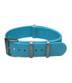 Bracelet NATO nervuré KronoKeeper - Bleu ciel
