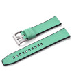KronoKeeper double-layer FKM rubber strap - Tiffany Blue