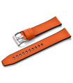KronoKeeper rubber strap FKM double layer - Orange