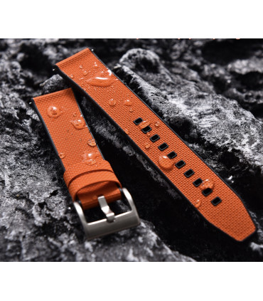 KronoKeeper rubber strap FKM double layer - Red