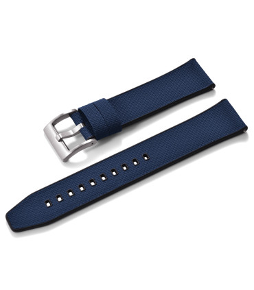 KronoKeeper rubber strap FKM double layer - Navy Blue