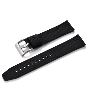 KronoKeeper rubber strap FKM double layer - Black