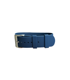 Bracelet NATO KronoKeeper en caoutchouc FKM - Bleu Navy