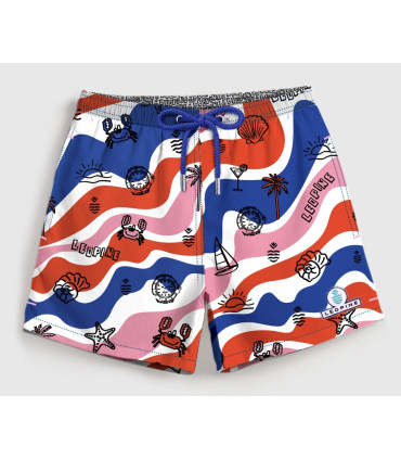 Leopine Summer Waves Swim Shorts