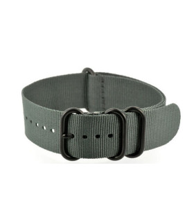 Bracelet nylon NATO ZULU EXTREME PVD gris