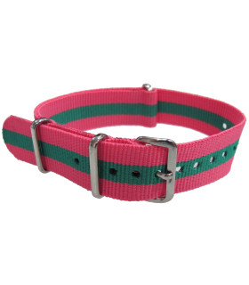 Watch NATO strap Pink/Green