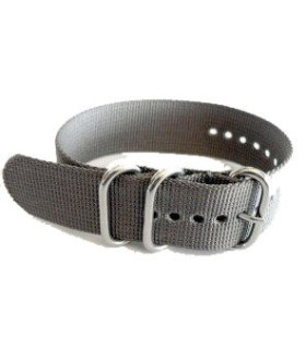 Bracelet nylon NATO ZULU Gris