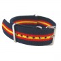 Watch NATO strap Blue/Red/Yellow