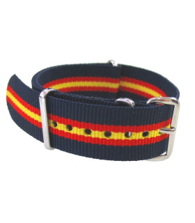 Watch NATO strap Blue/Yellow/Green/Red