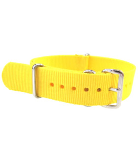 Bracelet nylon NATO Jaune