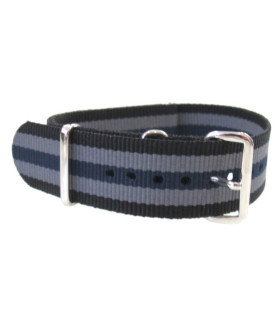 Watch NATO strap Black/Grey