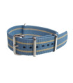 NATO watch strap Light blue/Sand